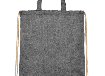 Zaino con cordoncino Pheebs in tessuto riciclato, 210 g/m² - 6L
