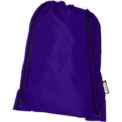 Zaino con cordoncino Oriole in PET riciclato - 5L