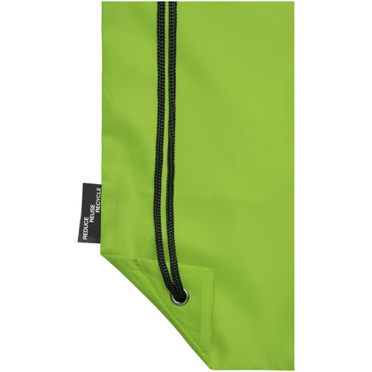 Zaino con cordoncino Oriole in PET riciclato - 5L