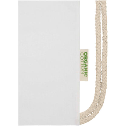 Zaino in cotone biologico 100 g/m² con cordoncino Orissa - 5L