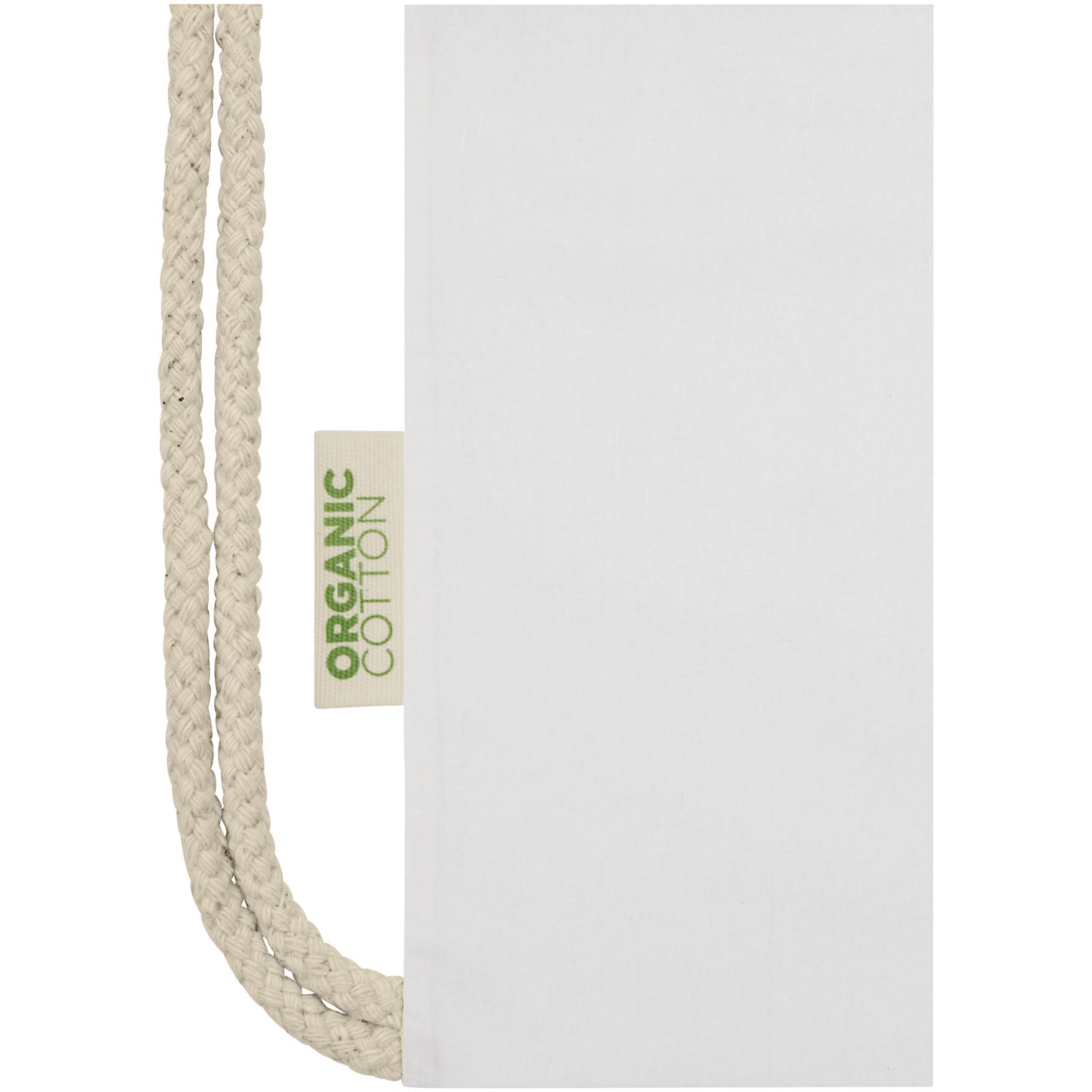 Zaino in cotone biologico 100 g/m² con cordoncino Orissa - 5L