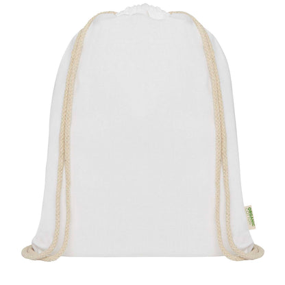 Zaino in cotone biologico 100 g/m² con cordoncino Orissa - 5L