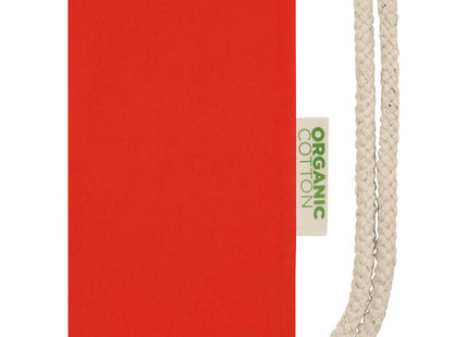 Zaino in cotone biologico 100 g/m² con cordoncino Orissa - 5L