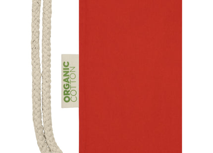 Zaino in cotone biologico 100 g/m² con cordoncino Orissa - 5L