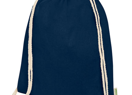 Zaino in cotone biologico 100 g/m² con cordoncino Orissa - 5L