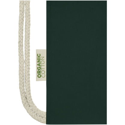 Zaino in cotone biologico 100 g/m² con cordoncino Orissa - 5L