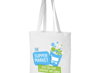 Tote bag in cotone biologico 100 g/m² Orissa - 7L