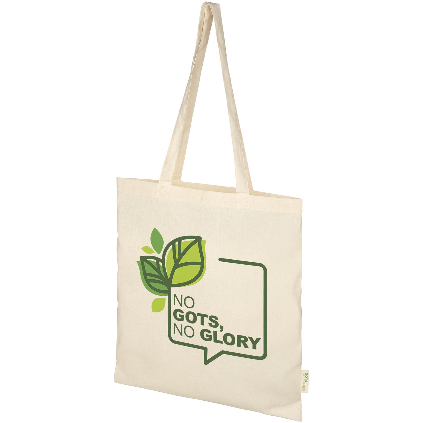 Tote bag in cotone biologico 100 g/m² Orissa - 7L