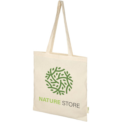 Tote bag in cotone biologico 100 g/m² Orissa - 7L