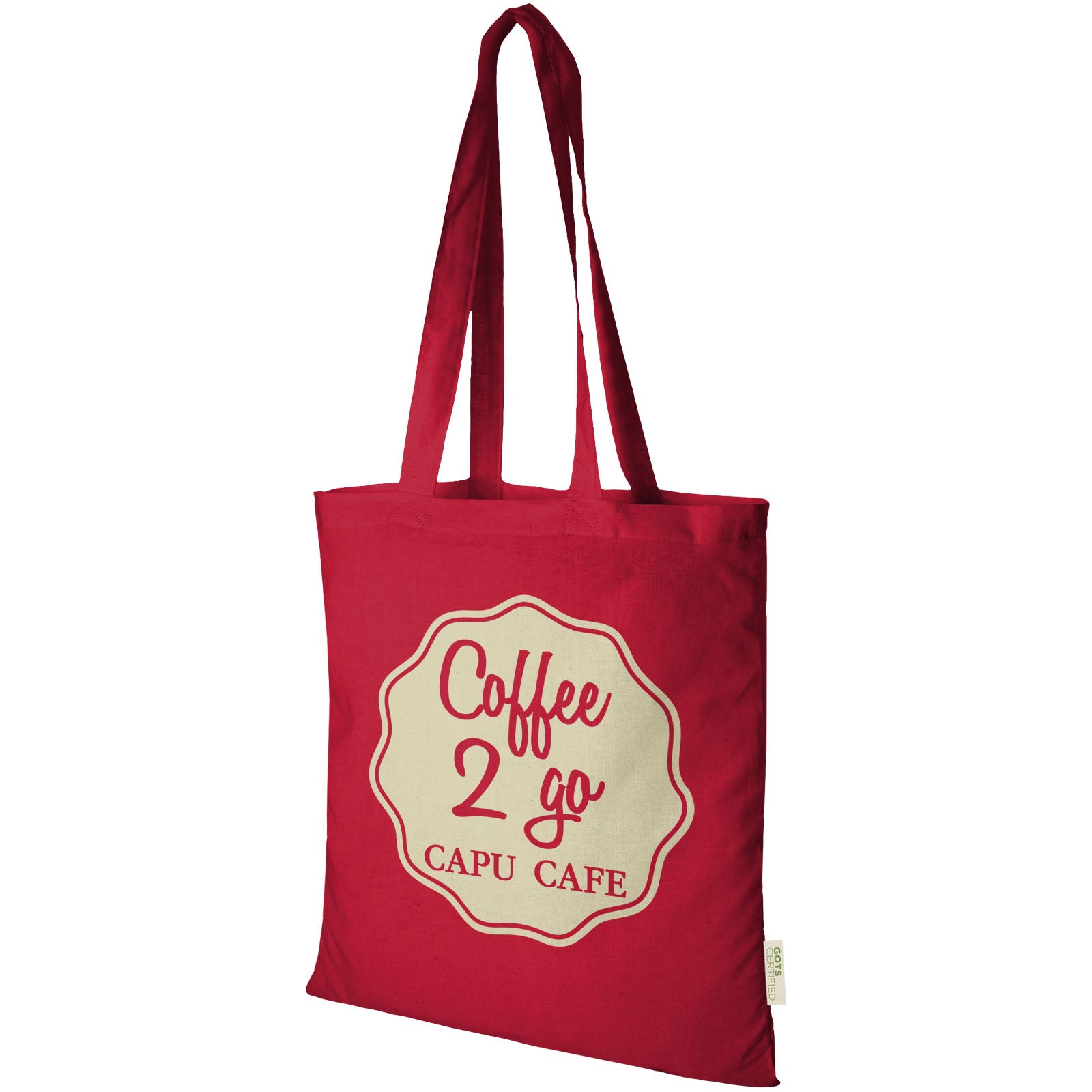 Tote bag in cotone biologico 100 g/m² Orissa - 7L