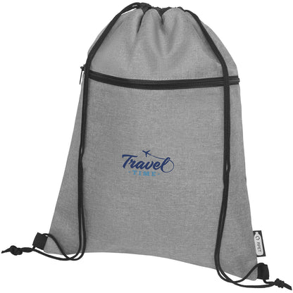Zaino con cordoncino Ross in PET riciclato - 5L
