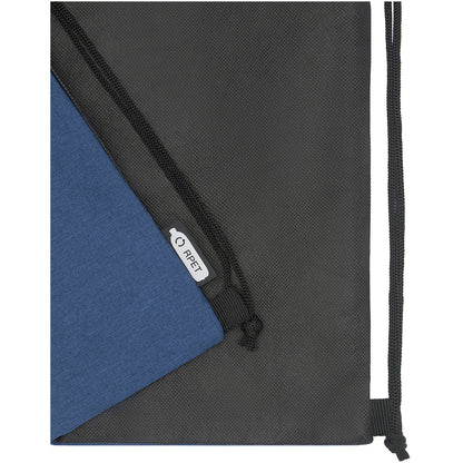 Zaino con cordoncino Ross in PET riciclato - 5L