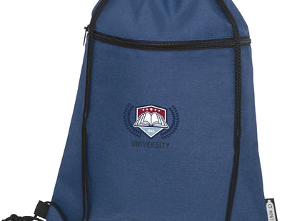 Zaino con cordoncino Ross in PET riciclato - 5L