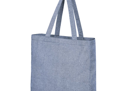 Tote bag con fondo ampio in tessuto riciclato 210 g/m² Pheebs - 13L