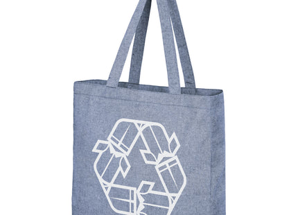 Tote bag con fondo ampio in tessuto riciclato 210 g/m² Pheebs - 13L