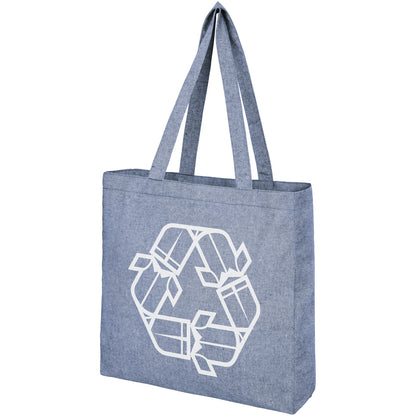 Tote bag con fondo ampio in tessuto riciclato 210 g/m² Pheebs - 13L