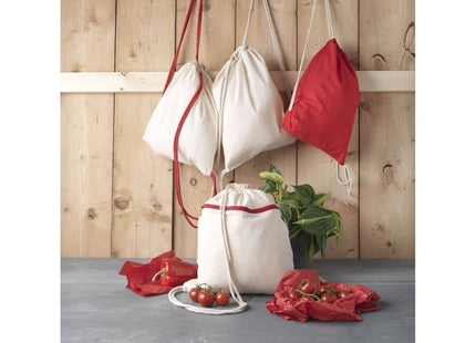 Zaino con cordoncino Oregon in cotone da 140 g/m² - 5L