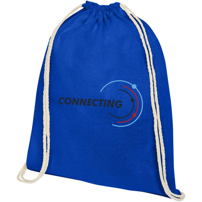 Zaino con cordoncino Oregon in cotone da 140 g/m² - 5L
