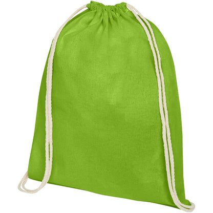 Zaino con cordoncino Oregon in cotone da 140 g/m² - 5L