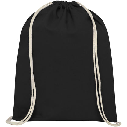 Zaino con cordoncino Oregon in cotone da 140 g/m² - 5L