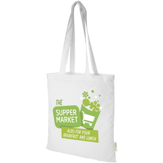 Tote bag Orissa da 140 g/m² in cotone organico - 7L