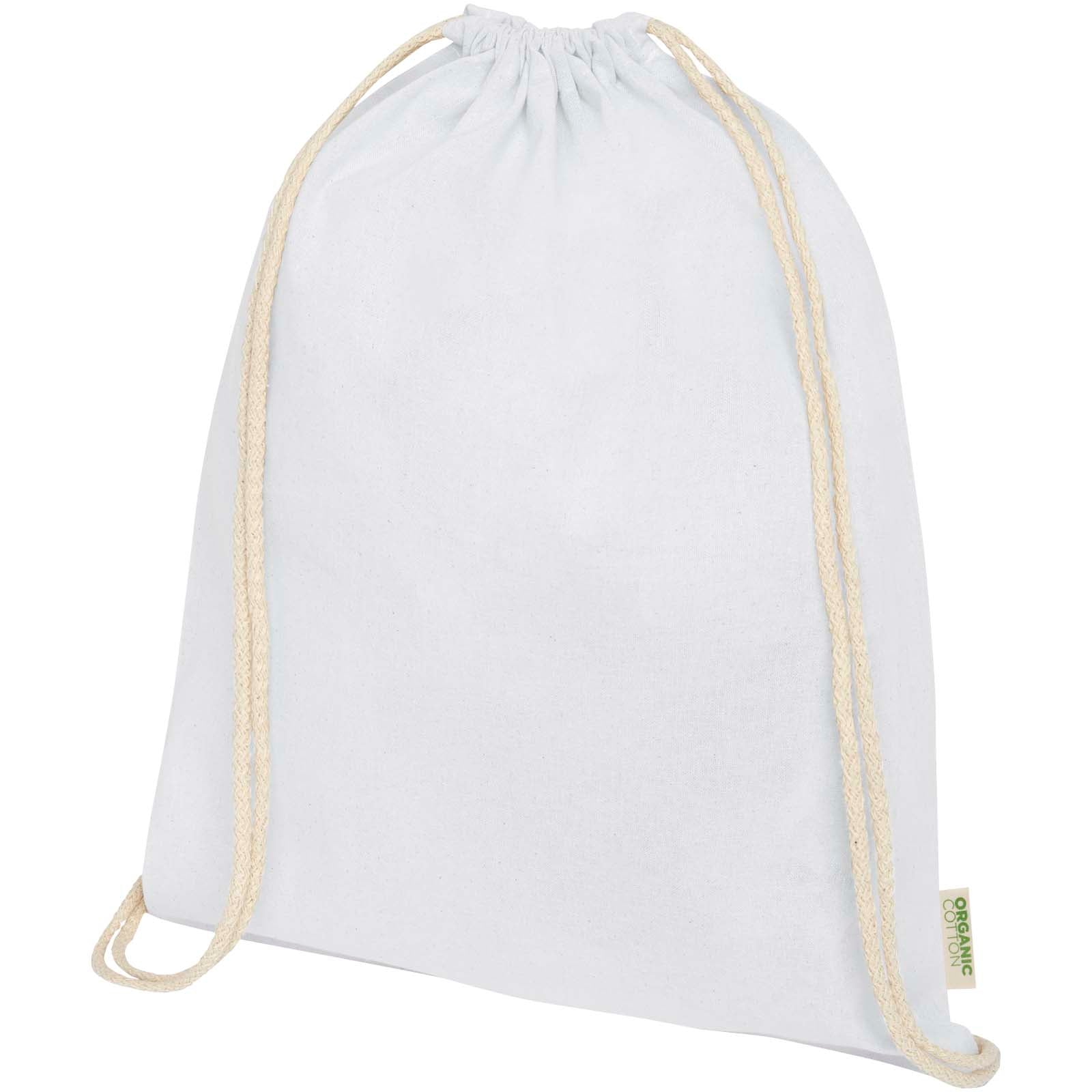 Zaino con cordoncino Orissa da 140 g/m² in cotone organico - 5L
