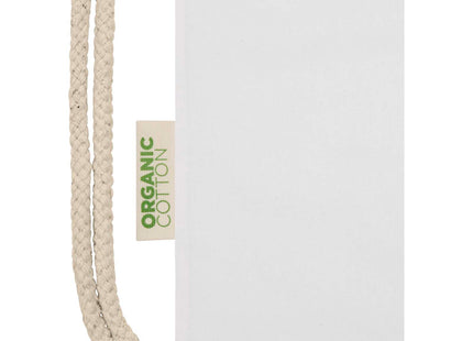 Zaino con cordoncino Orissa da 140 g/m² in cotone organico - 5L