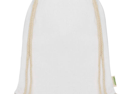 Zaino con cordoncino Orissa da 140 g/m² in cotone organico - 5L