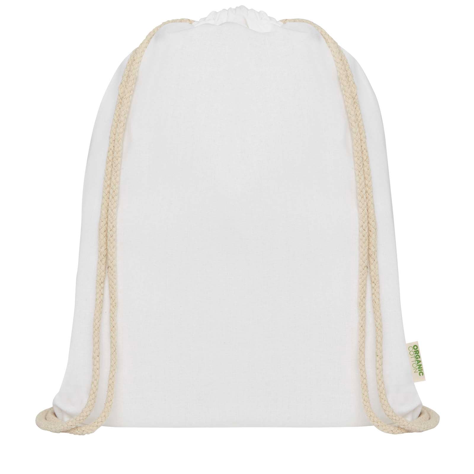 Zaino con cordoncino Orissa da 140 g/m² in cotone organico - 5L