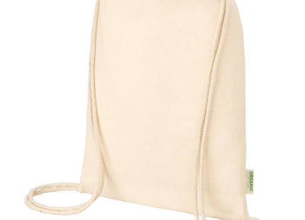 Zaino con cordoncino Orissa da 140 g/m² in cotone organico - 5L