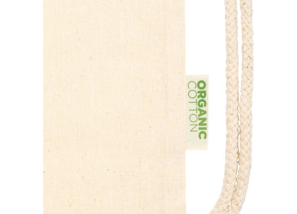 Zaino con cordoncino Orissa da 140 g/m² in cotone organico - 5L