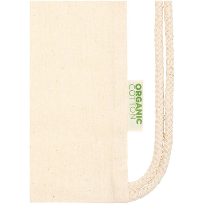 Zaino con cordoncino Orissa da 140 g/m² in cotone organico - 5L