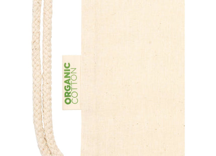 Zaino con cordoncino Orissa da 140 g/m² in cotone organico - 5L