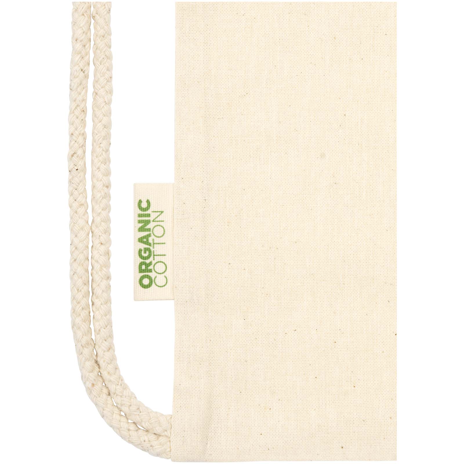 Zaino con cordoncino Orissa da 140 g/m² in cotone organico - 5L