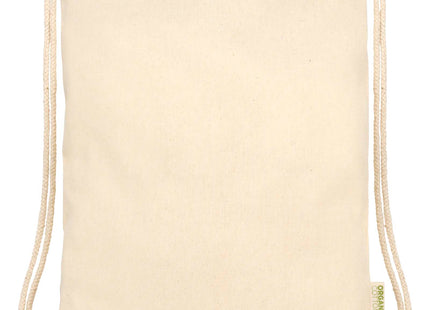 Zaino con cordoncino Orissa da 140 g/m² in cotone organico - 5L