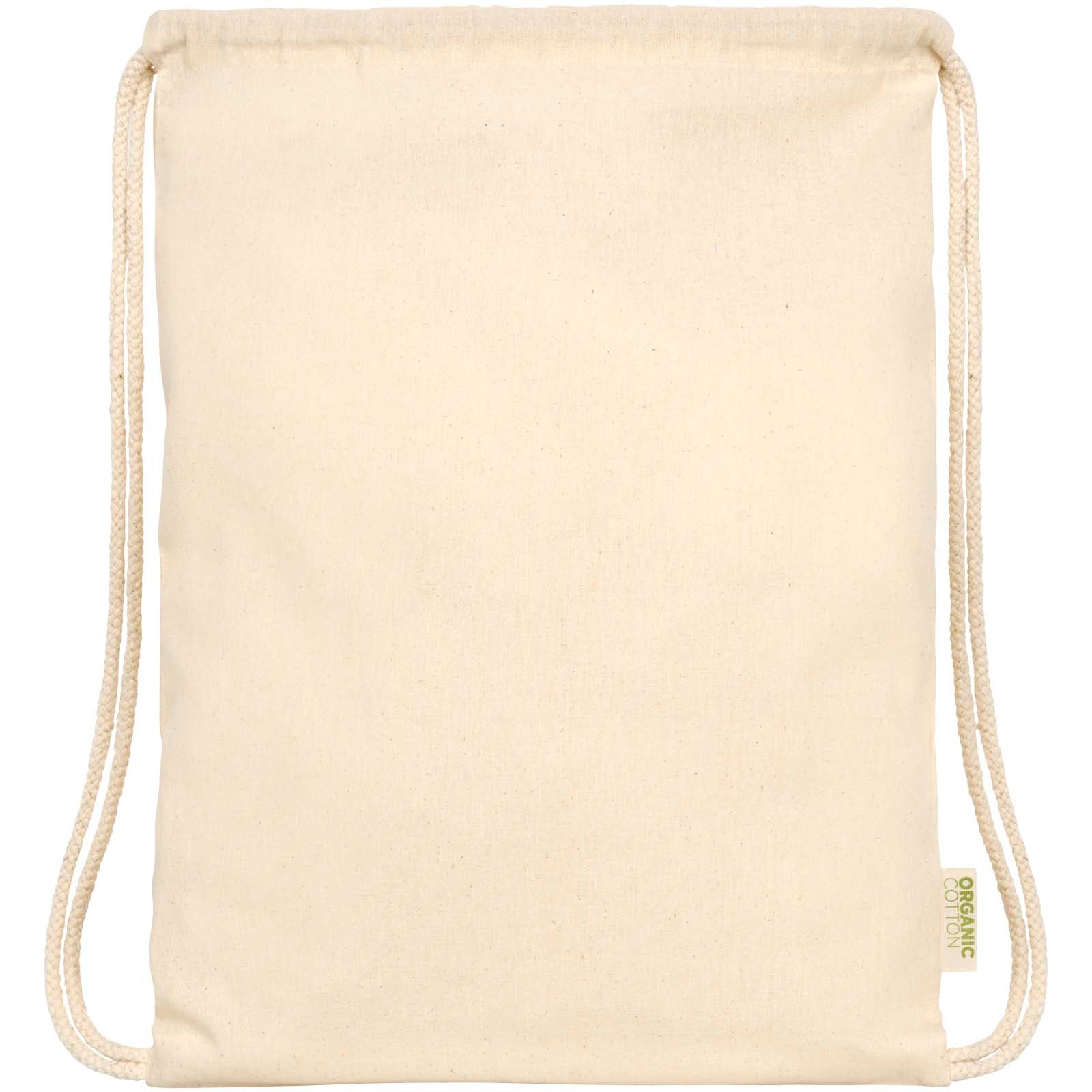 Zaino con cordoncino Orissa da 140 g/m² in cotone organico - 5L
