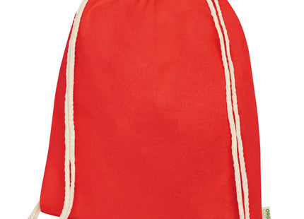 Zaino con cordoncino Orissa da 140 g/m² in cotone organico - 5L