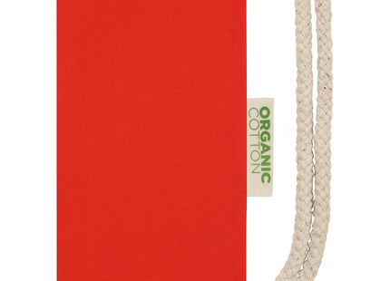 Zaino con cordoncino Orissa da 140 g/m² in cotone organico - 5L