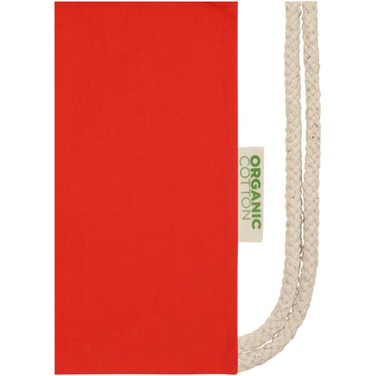 Zaino con cordoncino Orissa da 140 g/m² in cotone organico - 5L