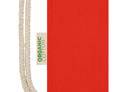 Zaino con cordoncino Orissa da 140 g/m² in cotone organico - 5L