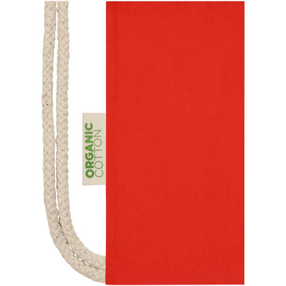Zaino con cordoncino Orissa da 140 g/m² in cotone organico - 5L