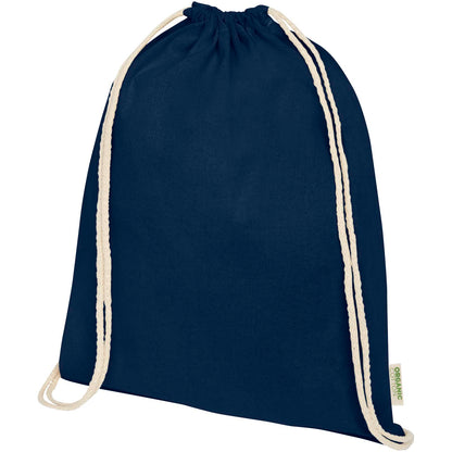 Zaino con cordoncino Orissa da 140 g/m² in cotone organico - 5L