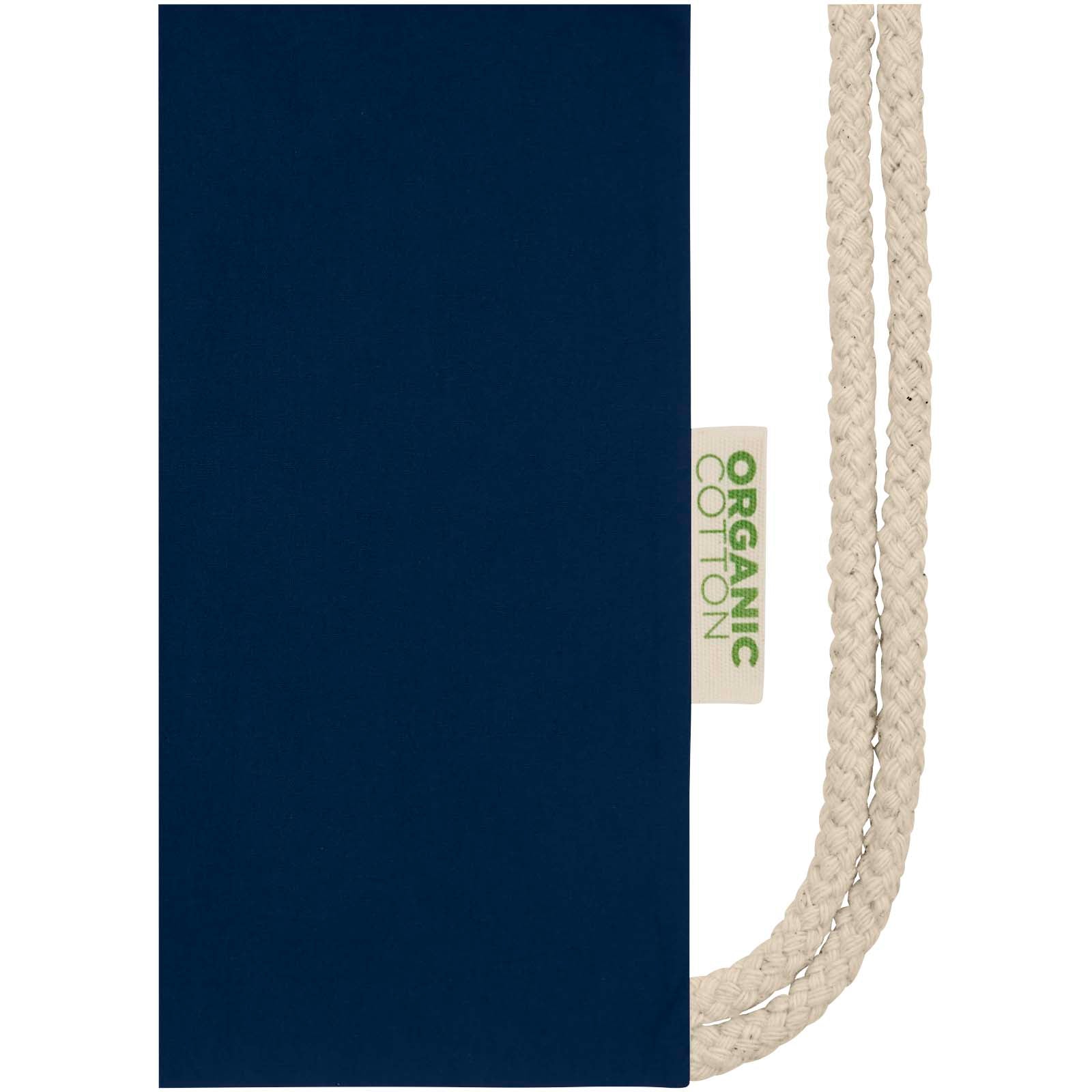 Zaino con cordoncino Orissa da 140 g/m² in cotone organico - 5L