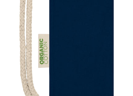Zaino con cordoncino Orissa da 140 g/m² in cotone organico - 5L