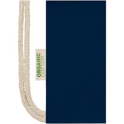Zaino con cordoncino Orissa da 140 g/m² in cotone organico - 5L