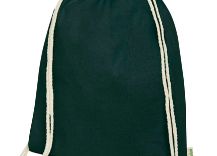 Zaino con cordoncino Orissa da 140 g/m² in cotone organico - 5L