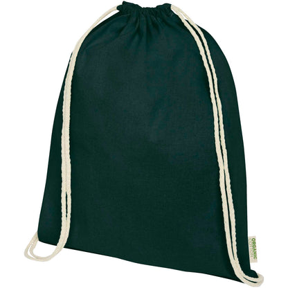 Zaino con cordoncino Orissa da 140 g/m² in cotone organico - 5L
