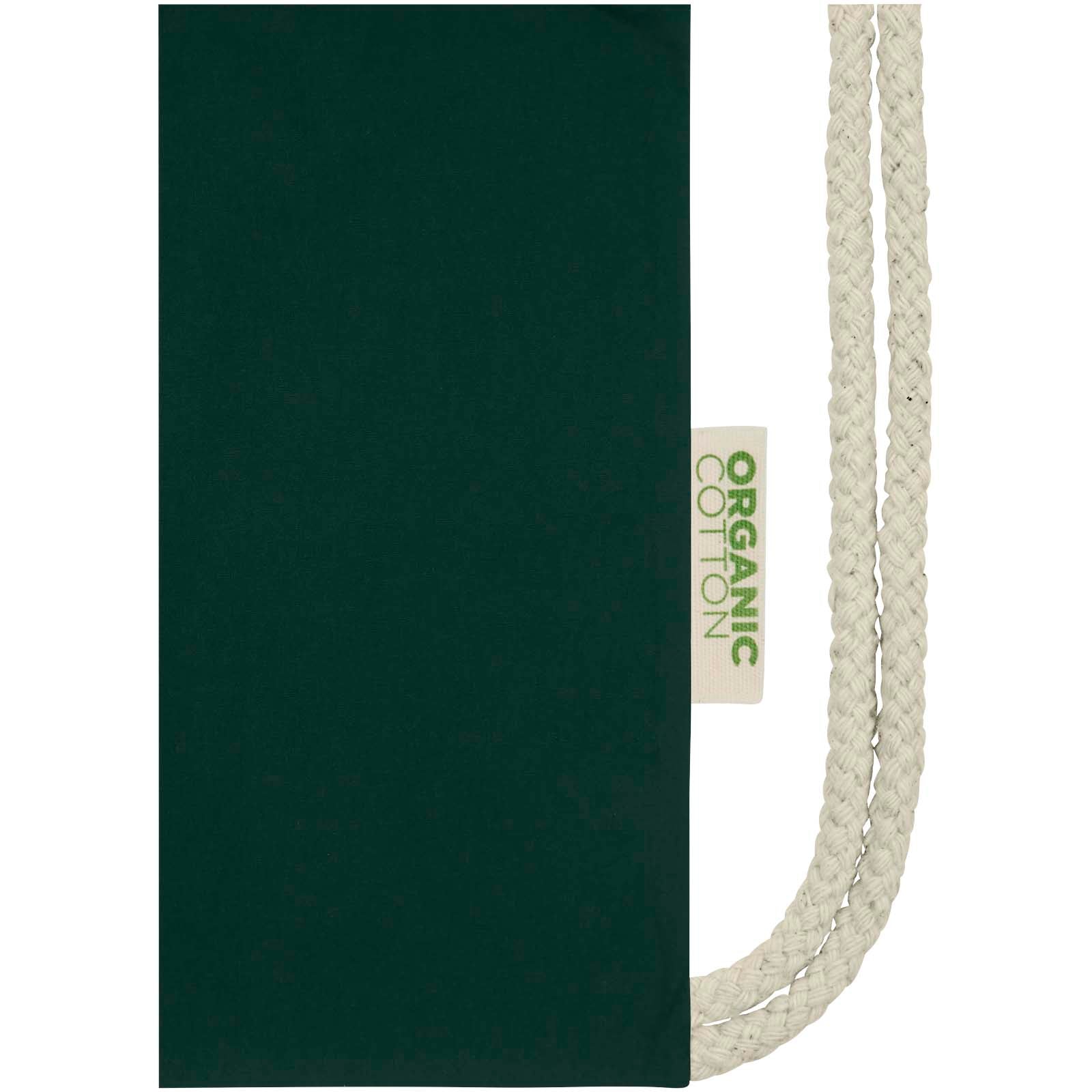 Zaino con cordoncino Orissa da 140 g/m² in cotone organico - 5L