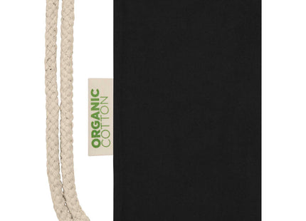 Zaino con cordoncino Orissa da 140 g/m² in cotone organico - 5L