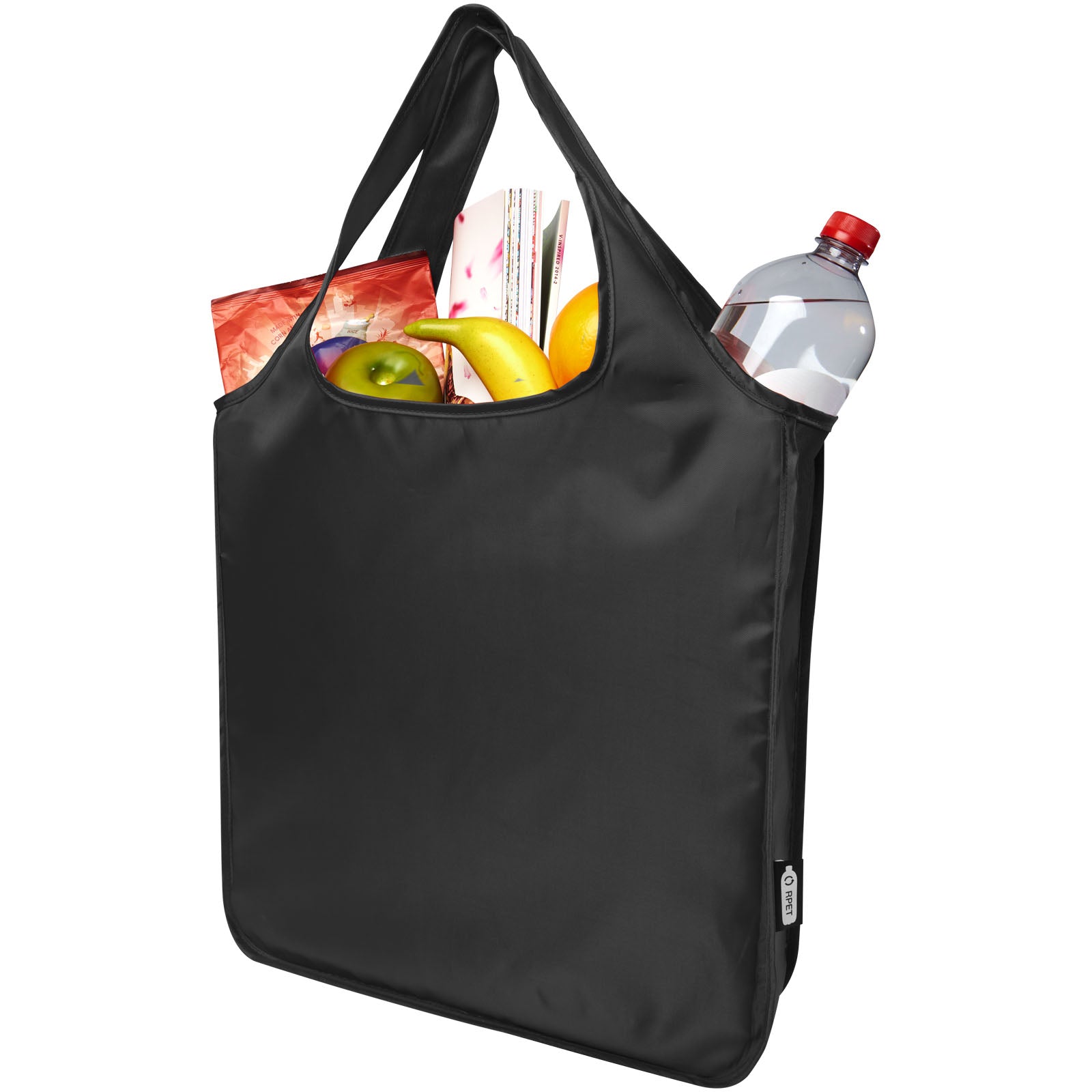 Tote bag pieghevole grande Ash in PET riciclato - 14L